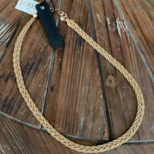 JCREW Braided Necklace 20” with adjustable lengths